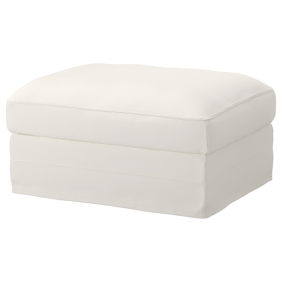 IKEA GRÖNLID ГРЕНЛИД Табурет для ног с ящиком для хранения, Inseros белый 09407175 | 094.071.75