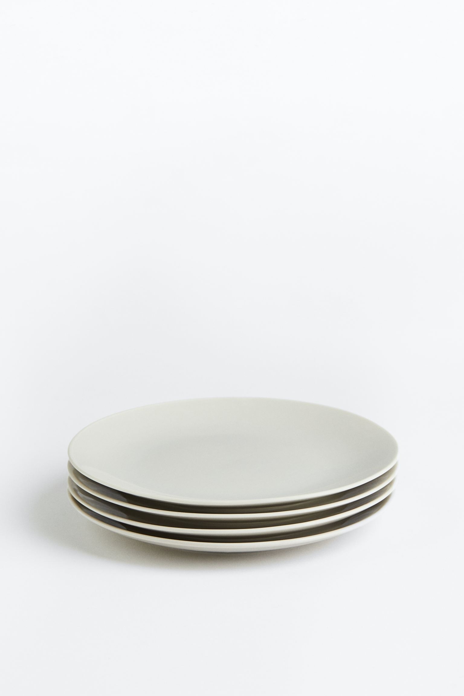 H&M Home тарелка из 4 упаковок, светло-бежевый 1144133002 | 1144133002