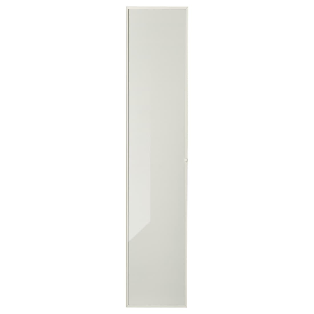 IKEA HÖGBO ХОГБО Стеклянная дверь, белый, 40x192 см 20517243 205.172.43