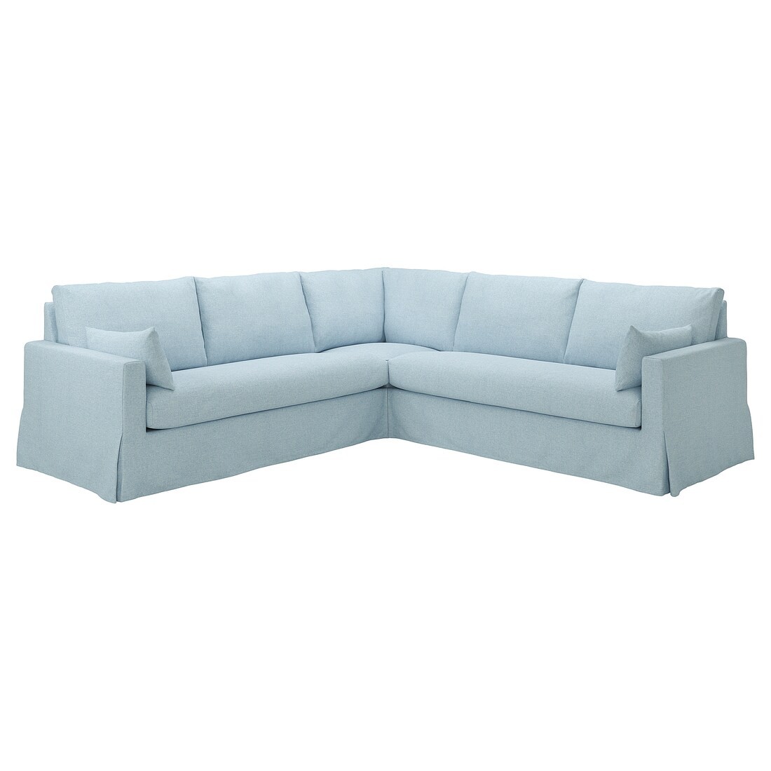 IKEA HYLTARP 4-местный угловой диван, Киланда бледно-голубой 19489571 | 194.895.71