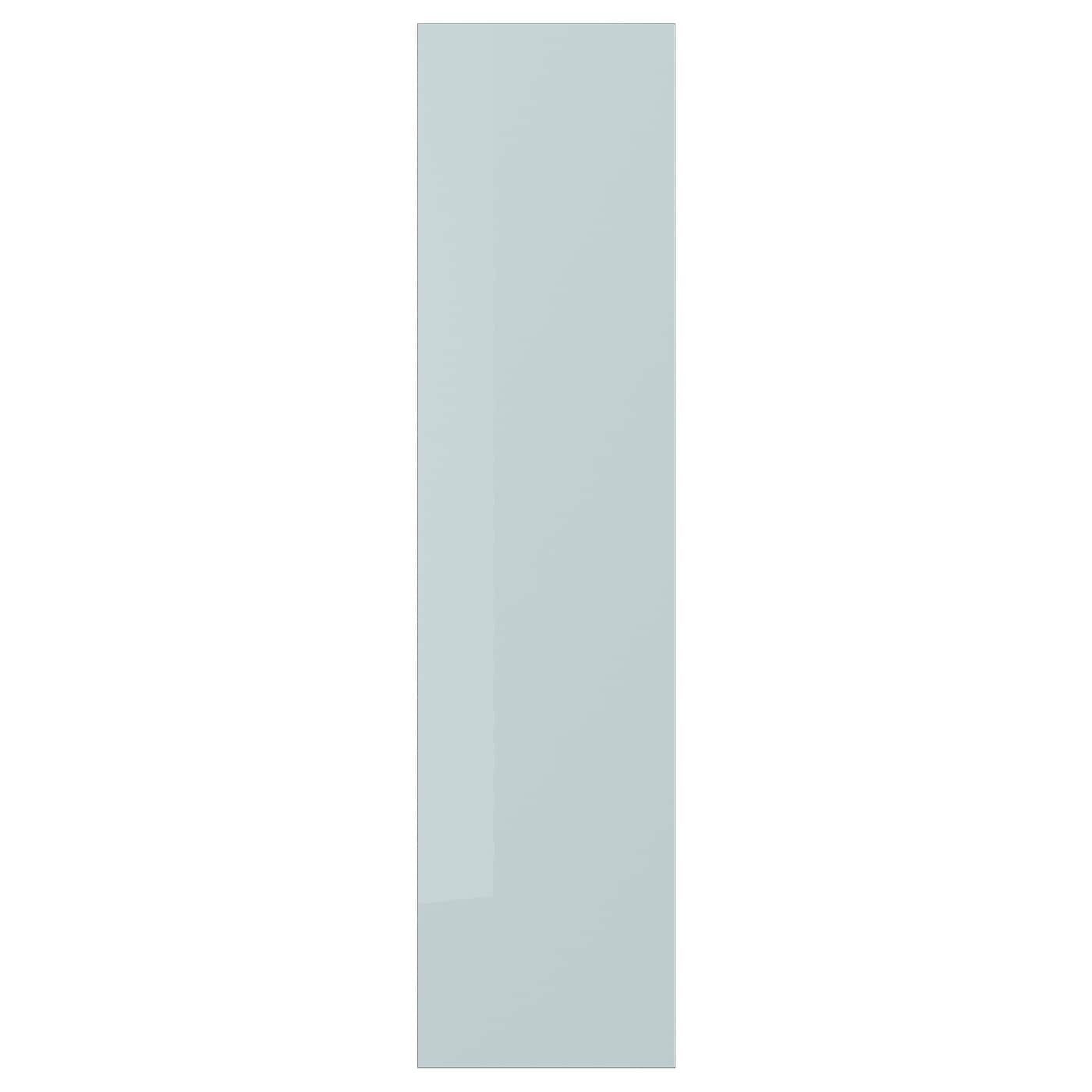 IKEA KALLARP КАЛЛАРП Дверь, глянцевый светло-серо-голубой, 20x80 см 30520136 | 305.201.36