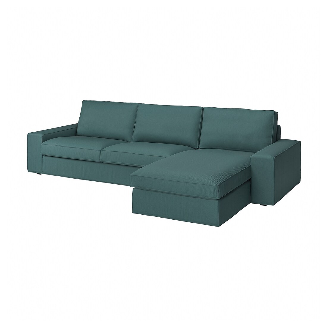 IKEA KIVIK КИВИК 4-местный диван с козеткой, Kelinge серо-бирюзовый 29443059 294.430.59