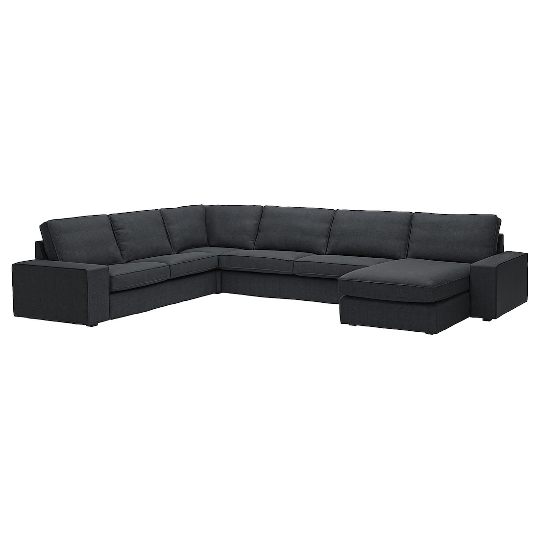 IKEA KIVIK КИВИК 6-местный угловой диван с козеткой, Tresund антрацит 99482877 994.828.77