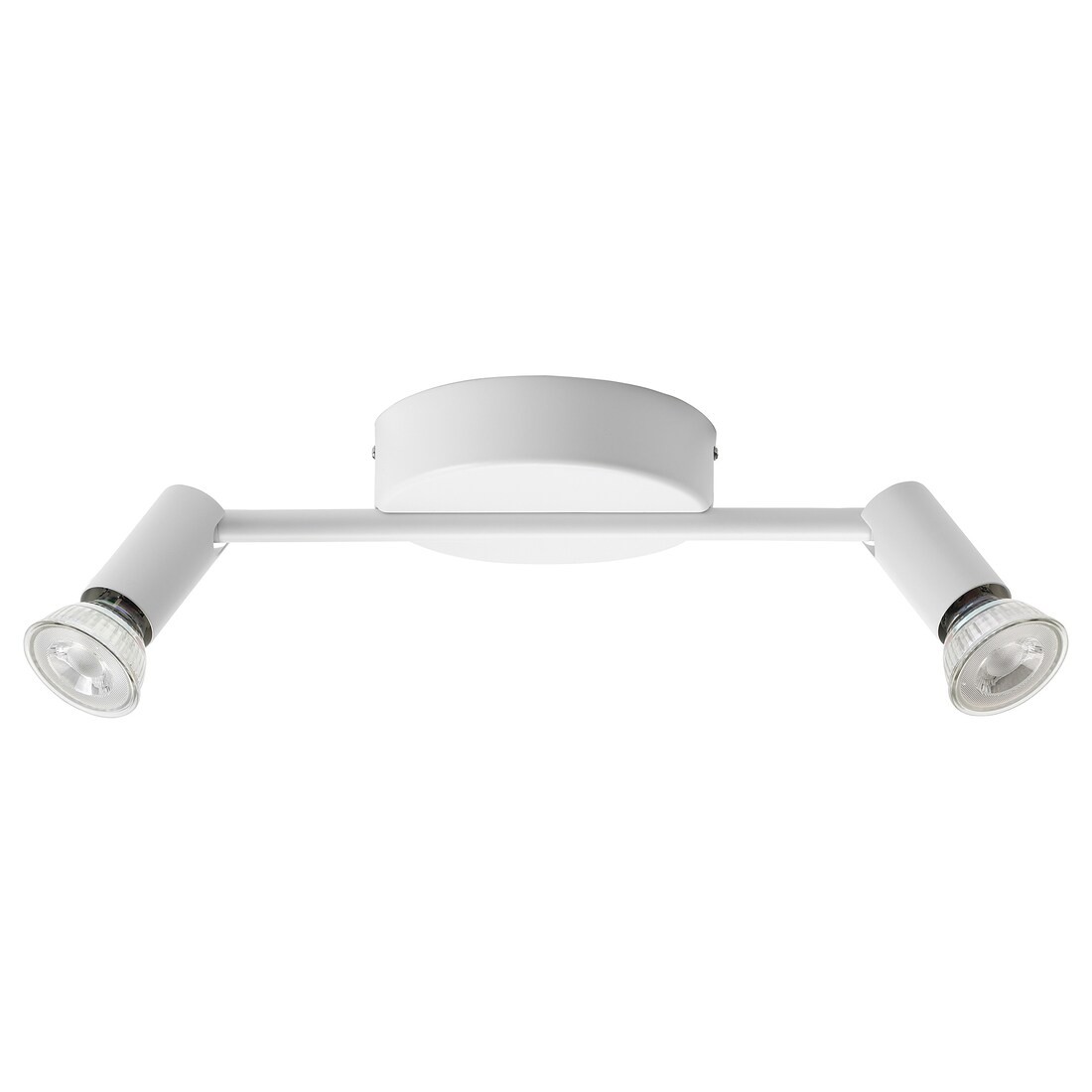 IKEA KRUSNATE Потолочный светильник с 2 точечными светильниками, белый 10562085 | 105.620.85