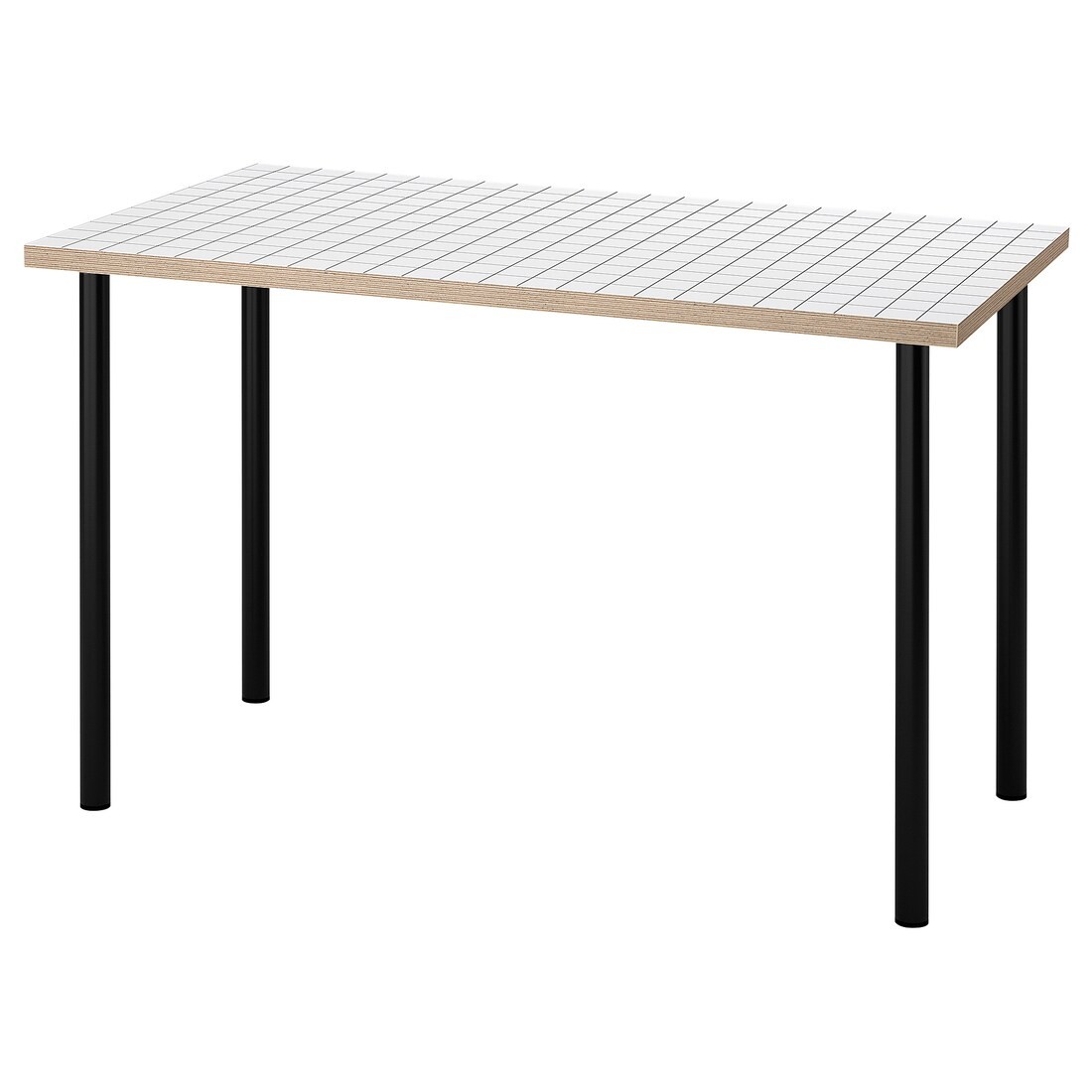 IKEA LAGKAPTEN ЛАГКАПТЕН / ADILS АДИЛЬС Письменный стол, белый антрацит / черный, 120x60 см 79508406 795.084.06