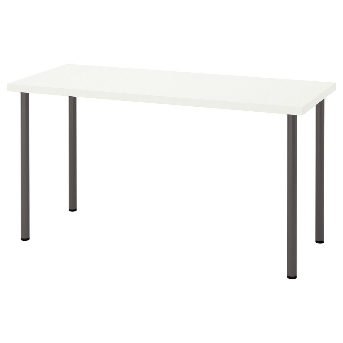IKEA LAGKAPTEN ЛАГКАПТЕН / ADILS АДИЛЬС Письменный стол, белый / темно-серый, 140x60 см 29417159 294.171.59