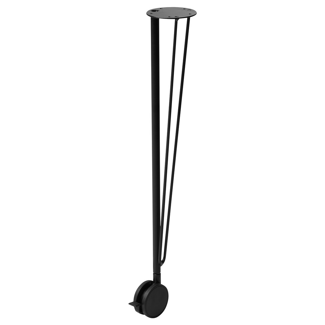 IKEA KRILLE КРИЛЛЕ Ножка с колесом, черный 70562761 705.627.61