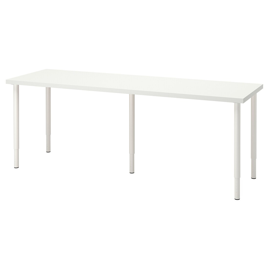 IKEA LAGKAPTEN ЛАГКАПТЕН / OLOV ОЛОВ Письменный стол, белый, 200x60 см 59417582 594.175.82