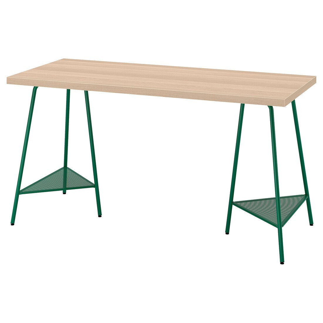 IKEA LAGKAPTEN ЛАГКАПТЕН / TILLSLAG ТИЛЛЬСЛАГ Письменный стол, под беленый дуб зеленый, 140x60 см 79478329 794.783.29