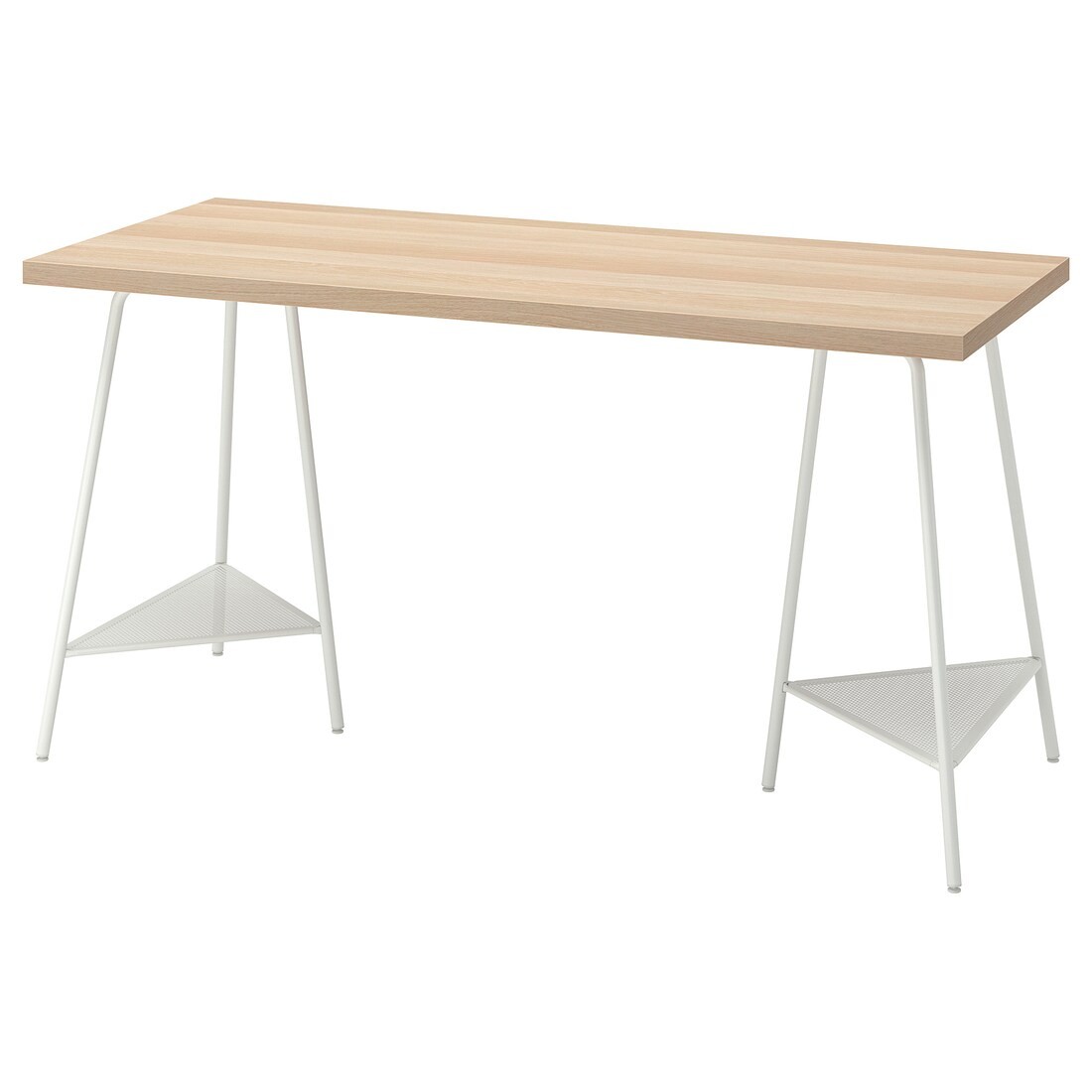 IKEA LAGKAPTEN ЛАГКАПТЕН / TILLSLAG ТИЛЛЬСЛАГ Письменный стол, под беленый дуб белый, 140x60 см 09417315 | 094.173.15