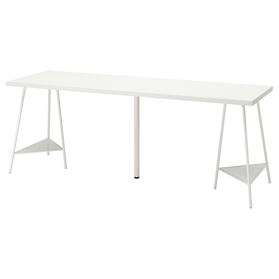 IKEA LAGKAPTEN ЛАГКАПТЕН / TILLSLAG ТИЛЛЬСЛАГ Письменный стол, белый, 200x60 см 19417616 194.176.16