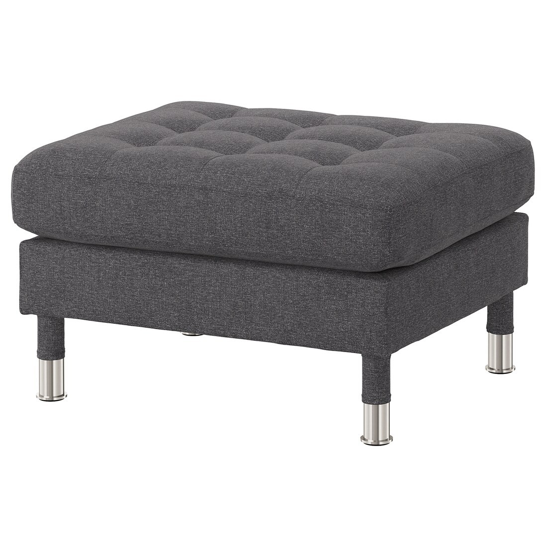 IKEA LANDSKRONA ЛАНДСКРУНА Табурет для ног, Gunnared темно-серый / металл 49269737 | 492.697.37