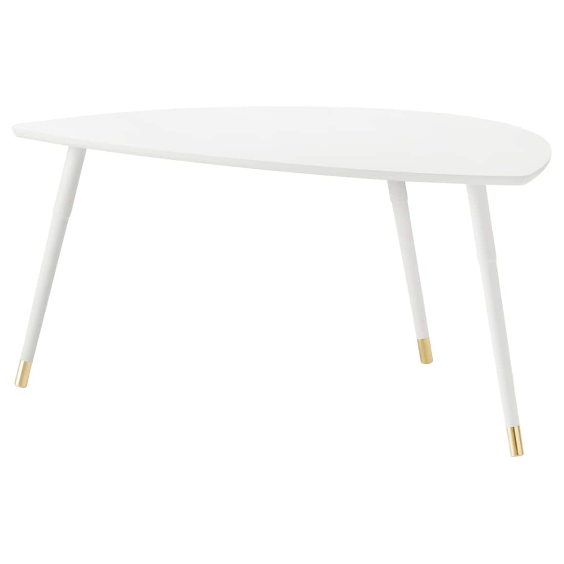 IKEA LÖVBACKEN ЛЁВБАККЕН Журнальный стол, белый, 106x55x52 cм 10282848 102.828.48