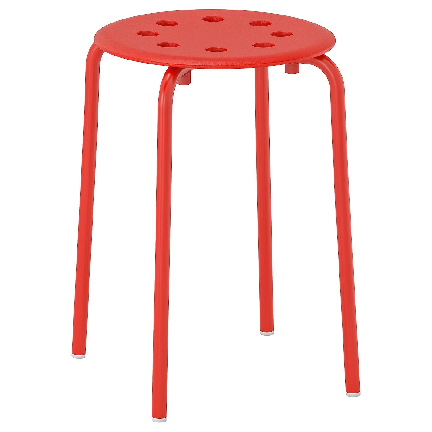 IKEA MARIUS МАРИУС Табурет, красный, 45 см 00246196 002.461.96