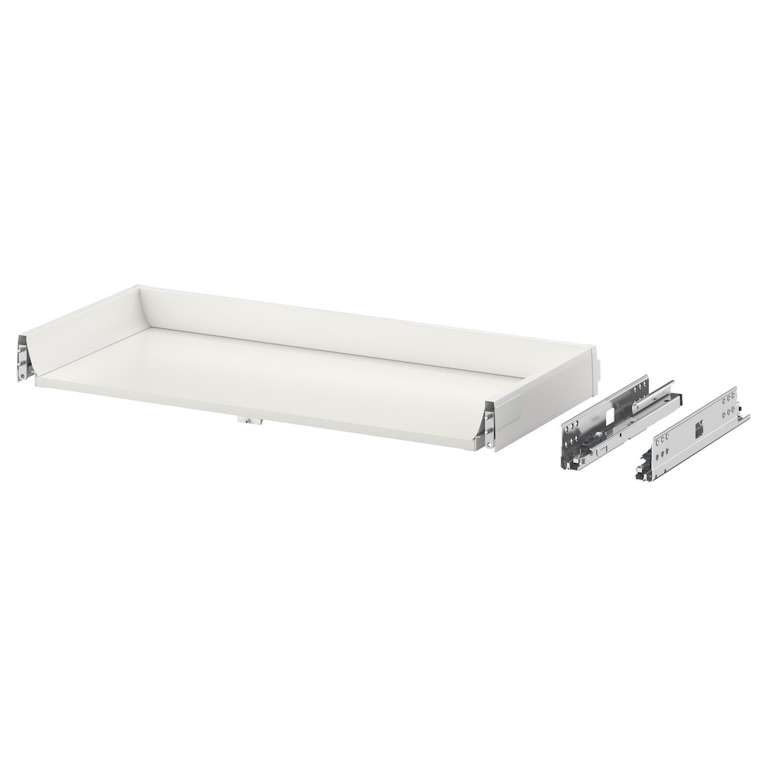 IKEA EXCEPTIONELL ЭКСЕПТИОНЕЛЛЬ Ящик, низкий с сенсорным открытием, белый, 80x37 см 80447817 804.478.17