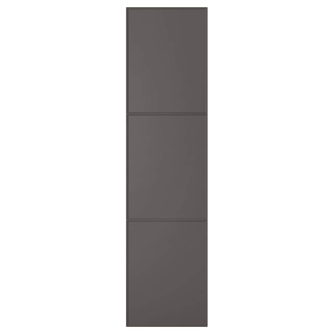 IKEA MERÅKER МЕРОКЕР Двери с петлями, темно-серый, 50x195 cм 89122828 891.228.28