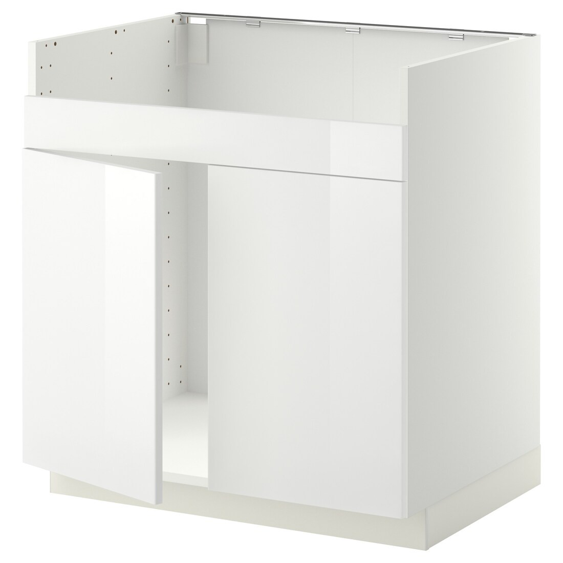 IKEA METOD МЕТОД Шкаф под мойку HAVSEN, белый / Ringhult белый, 80x60 см 09456905 094.569.05