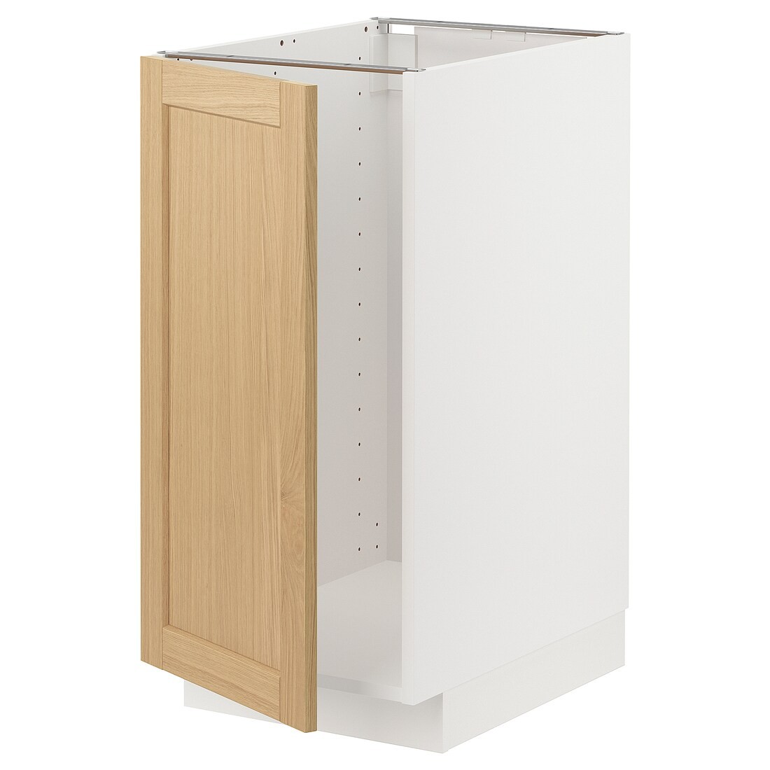 IKEA METOD Наполный шкаф под мойку / сортировку мусора, белый / дуб Forsbacka, 40x60 см 49509105 | 495.091.05