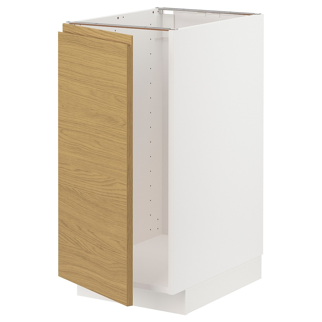 IKEA METOD напольный шкаф п/мойку/сорт мусора, белый / Voxtorp имитация дуб, 40x60 см 09538459 | 095.384.59