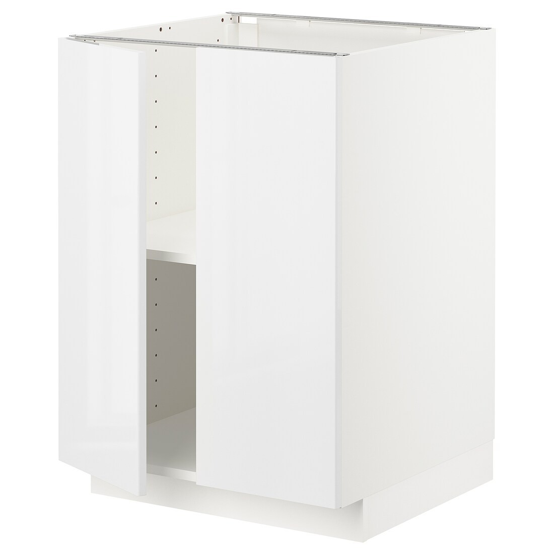 IKEA METOD МЕТОД Напол шкаф с полками / 2 двери, белый / Ringhult белый, 60x60 см 99466636 | 994.666.36