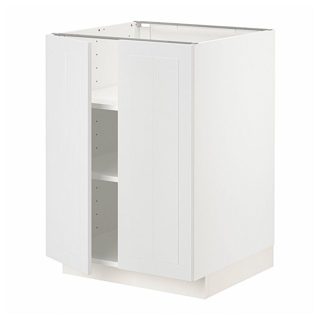 IKEA METOD МЕТОД Напол шкаф с полками / 2 двери, белый / Stensund белый, 60x60 см 59458327 | 594.583.27