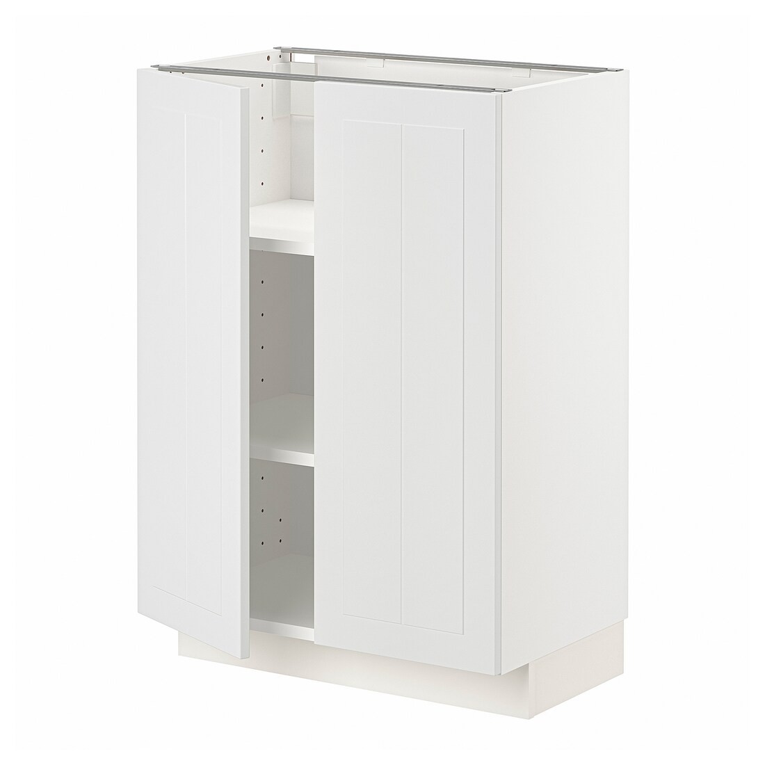 IKEA METOD МЕТОД Напол шкаф с полками / 2 двери, белый / Stensund белый, 60x37 см 49457516 | 494.575.16