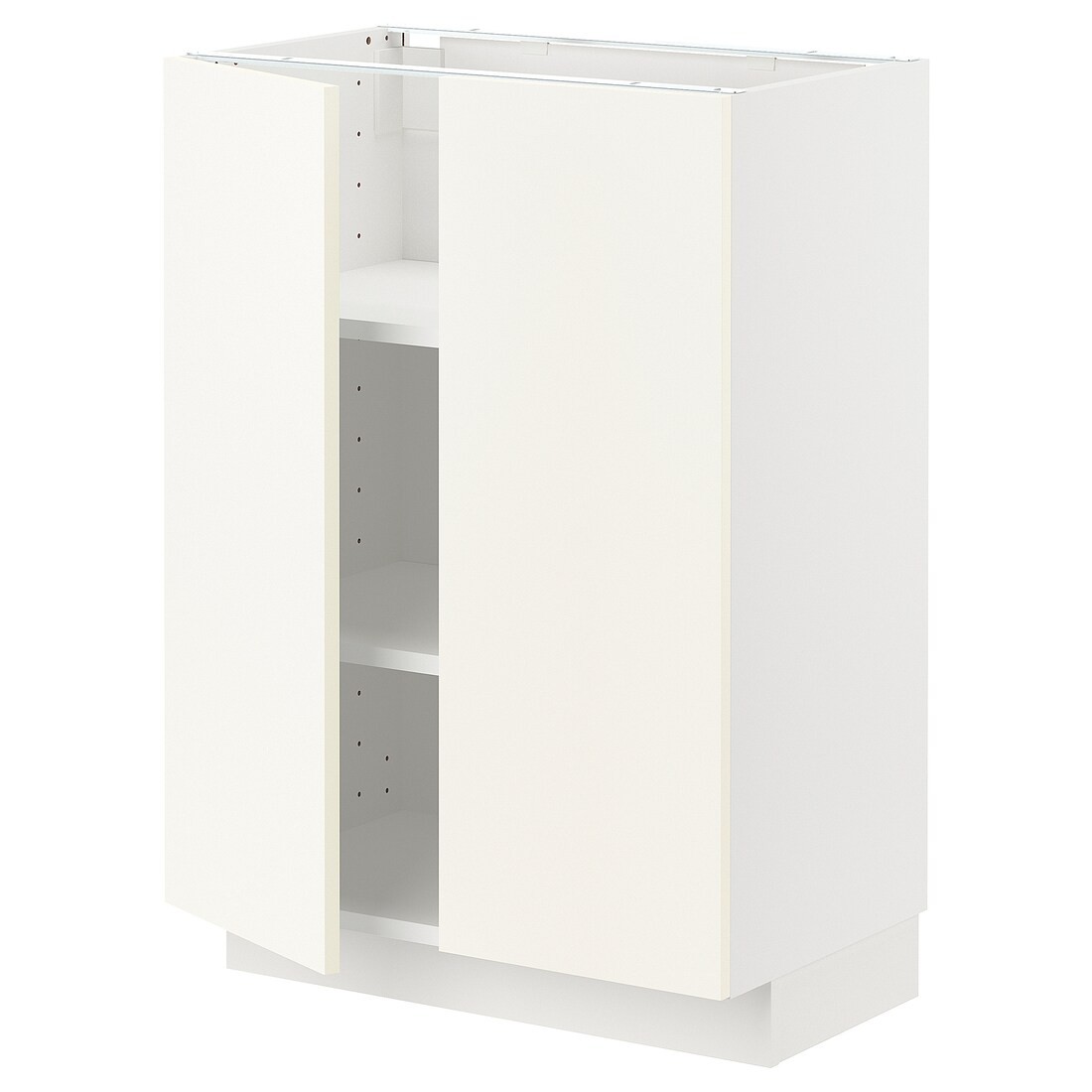 IKEA METOD МЕТОД Напол шкаф с полками / 2 двери, белый / Vallstena белый 39507135 395.071.35