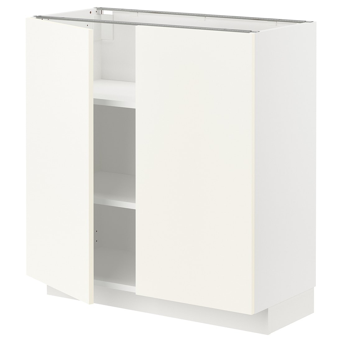 IKEA METOD МЕТОД Напол шкаф с полками / 2 двери, белый / Vallstena белый 89507133 | 895.071.33