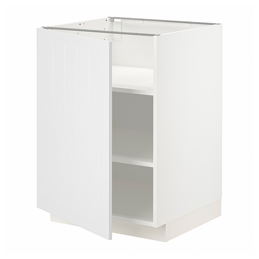 IKEA METOD МЕТОД Напольный шкаф с полками, белый / Stensund белый, 60x60 см 39458106 | 394.581.06