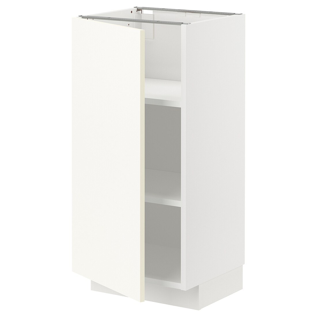 IKEA METOD МЕТОД Напольный шкаф с полками, белый / Vallstena белый 29507131 | 295.071.31