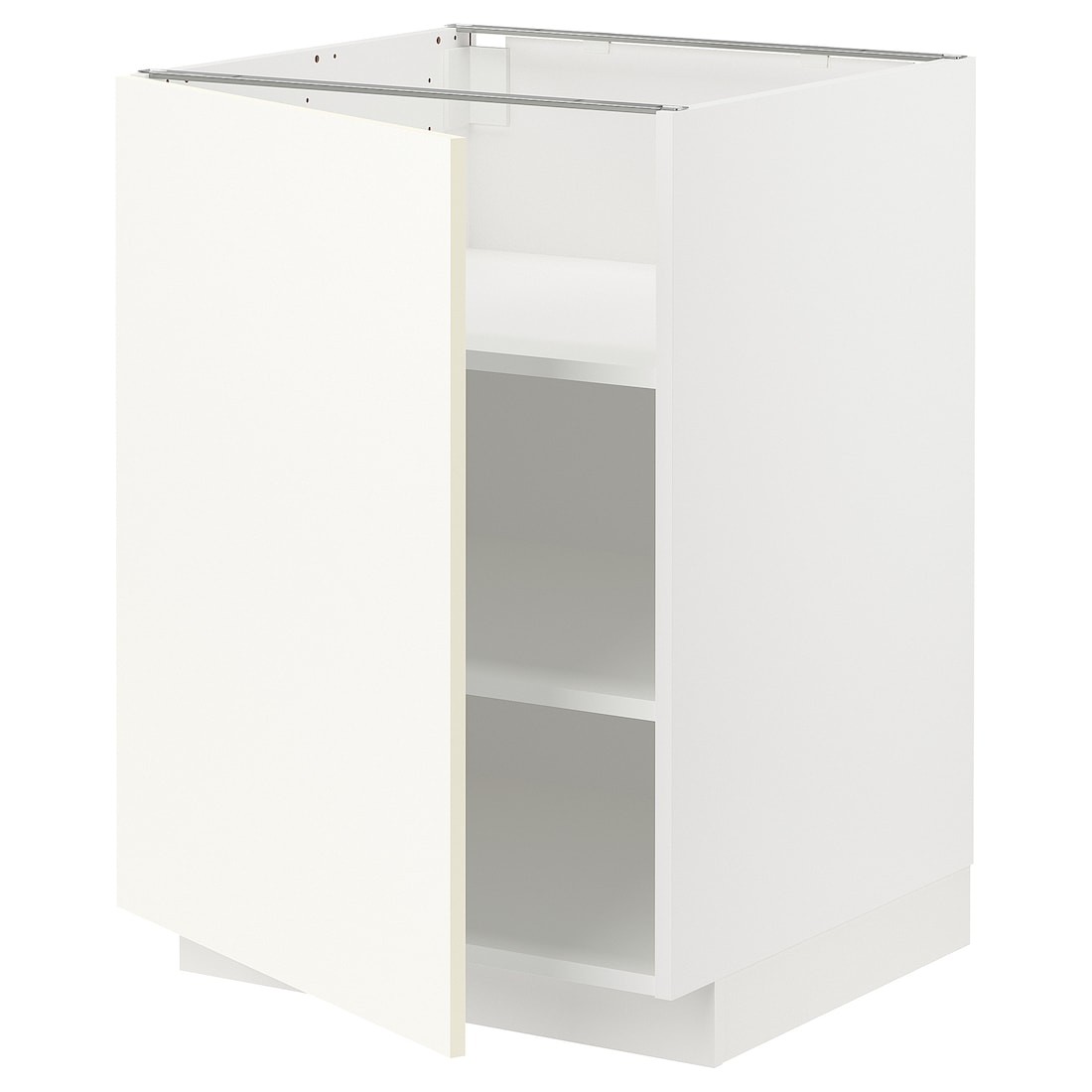 IKEA METOD МЕТОД Напольный шкаф с полками, белый / Vallstena белый 79507124 795.071.24