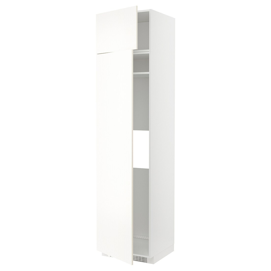 IKEA METOD МЕТОД Высокий шкаф для холодильника / морозильника, белый / Vallstena белый 09507368 | 095.073.68