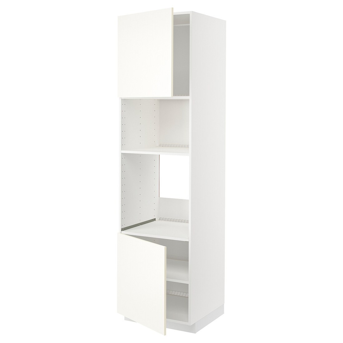 IKEA METOD МЕТОД Высокий шкаф для духовки / СВЧ, белый / Vallstena белый 69507389 | 695.073.89