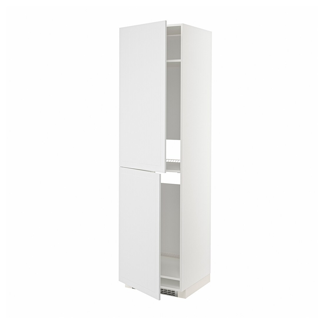 IKEA METOD МЕТОД Высокий шкаф для холодильника / морозильника, белый / Stensund белый, 60x60x220 см 79409307 794.093.07