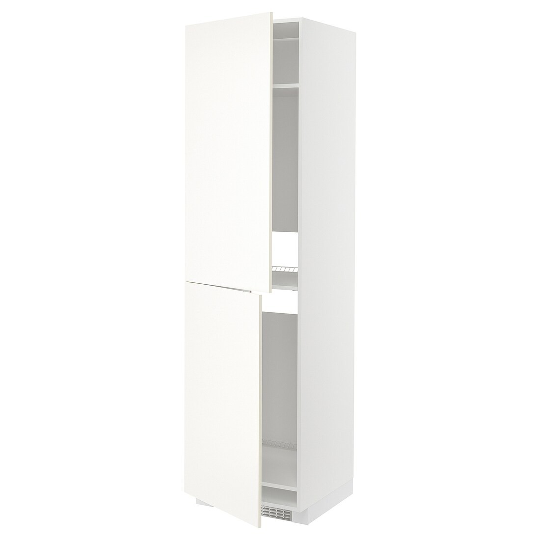 IKEA METOD МЕТОД Высокий шкаф для холодильника / морозильника, белый / Vallstena белый 09507354 095.073.54