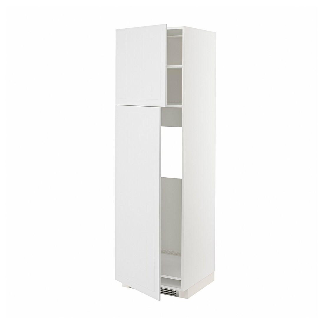 IKEA METOD МЕТОД Высокий шкаф для холодильника, белый / Stensund белый, 60x60x200 см 49457743 | 494.577.43