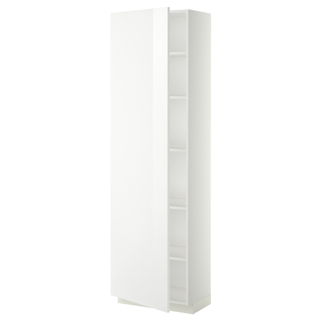 IKEA METOD МЕТОД Высокий шкаф с полками, белый / Ringhult белый, 60x37x200 см 99455483 994.554.83