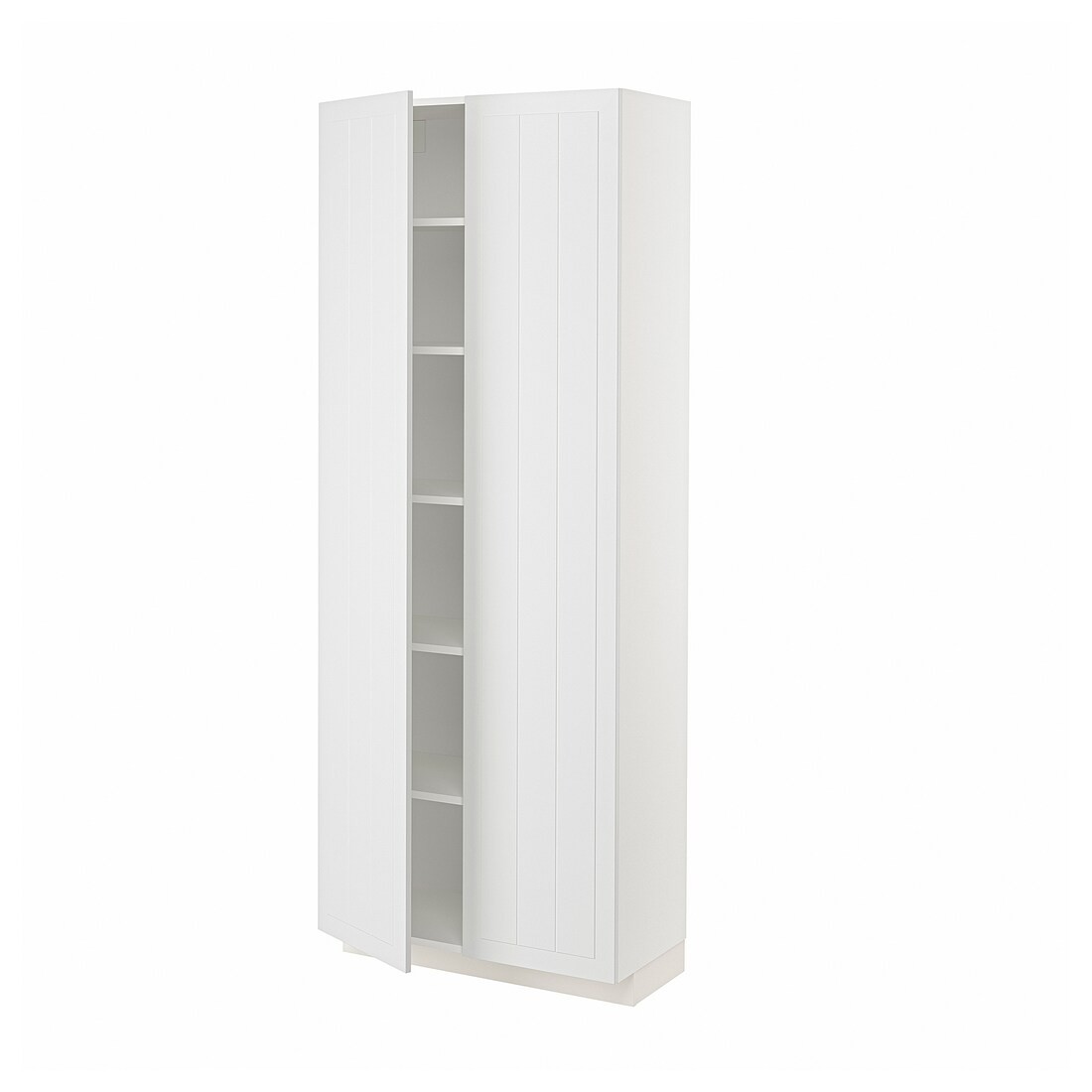 IKEA METOD МЕТОД Высокий шкаф с полками, белый / Stensund белый, 80x37x200 см 69461541 | 694.615.41