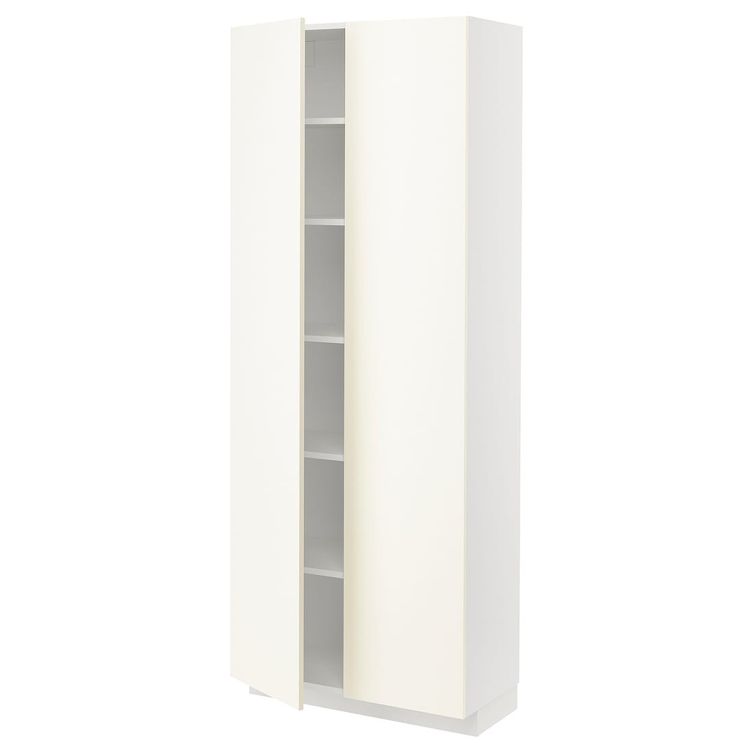 IKEA METOD МЕТОД Высокий шкаф с полками, белый / Vallstena белый 49507314 | 495.073.14