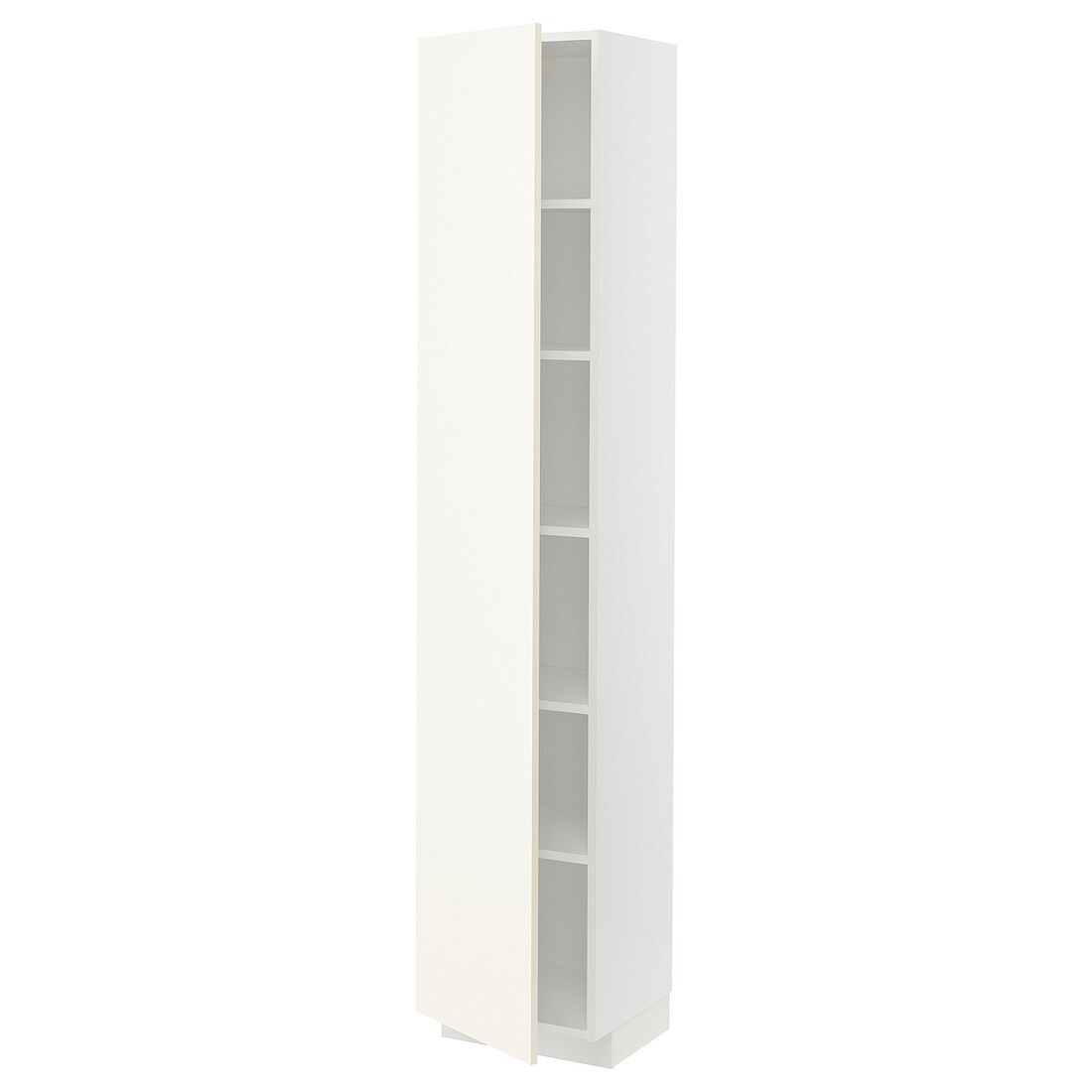 IKEA METOD МЕТОД Высокий шкаф с полками, белый / Vallstena белый 89507312 895.073.12