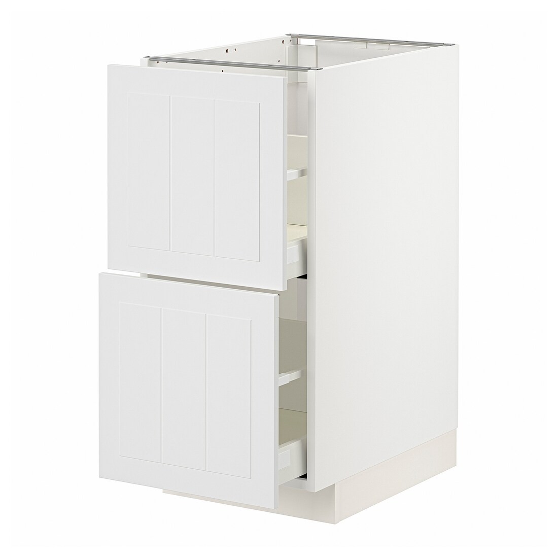 IKEA METOD МЕТОД / MAXIMERA МАКСИМЕРА Напольный шкаф с ящиками, белый / Stensund белый, 40x60 см 19409466 194.094.66