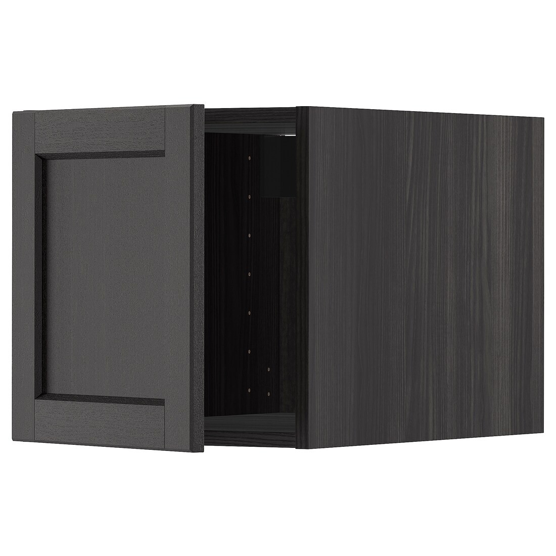 IKEA METOD МЕТОД Надставка, черный / Lerhyttan черная морилка, 40x40 см 69459166 | 694.591.66