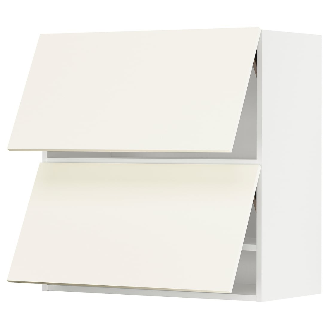 IKEA METOD МЕТОД Навесной горизонтальный шкаф / 2 двери, белый / Vallstena белый 19507283 | 195.072.83