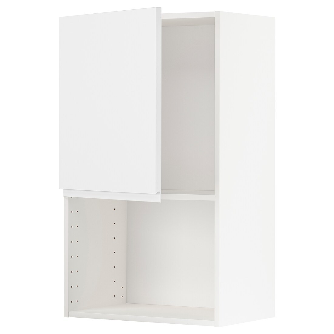 IKEA METOD МЕТОД Навесной шкаф для СВЧ-печи, белый / Voxtorp матовый белый, 60x100 см 79467118 | 794.671.18