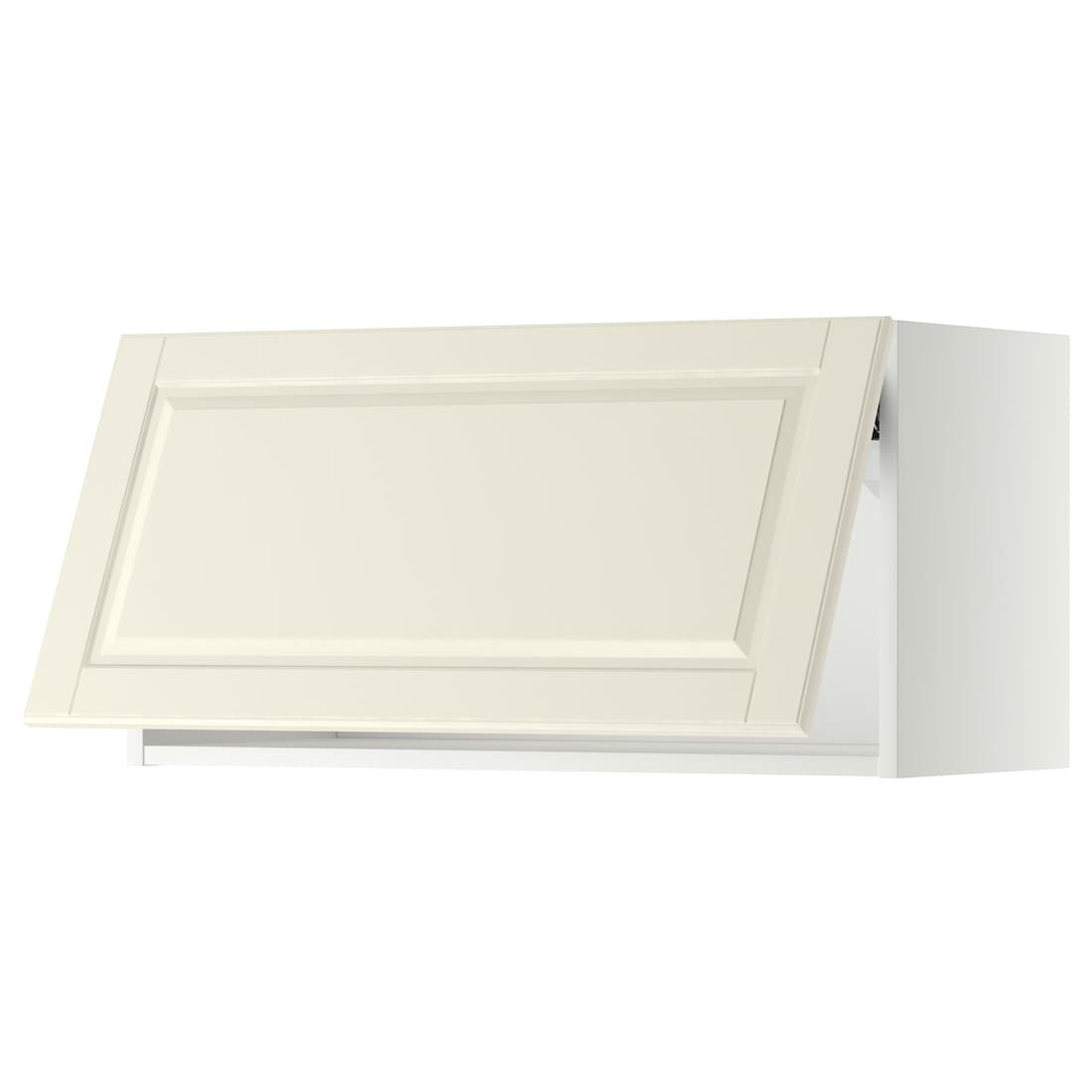 IKEA METOD МЕТОД Навесной горизонтальный шкаф, белый / Bodbyn кремовый, 80x40 см 29391885 293.918.85