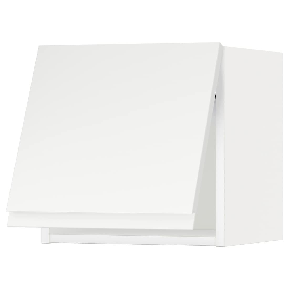 IKEA METOD МЕТОД Навесной горизонтальный шкаф, белый / Voxtorp матовый белый, 40x40 см 09391787 | 093.917.87