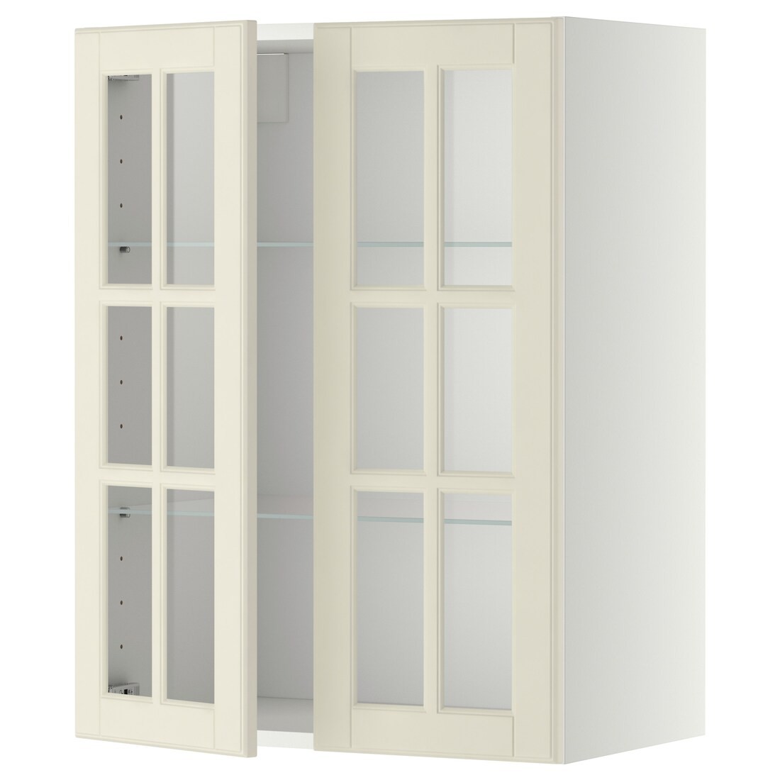 IKEA METOD МЕТОД Навесной шкаф, белый / Bodbyn кремовый, 60x80 см 89394980 893.949.80