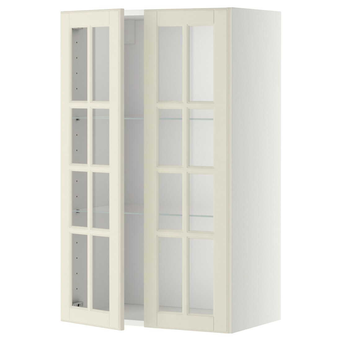 IKEA METOD МЕТОД Навесной шкаф, белый / Bodbyn кремовый, 60x100 см 49394982 493.949.82