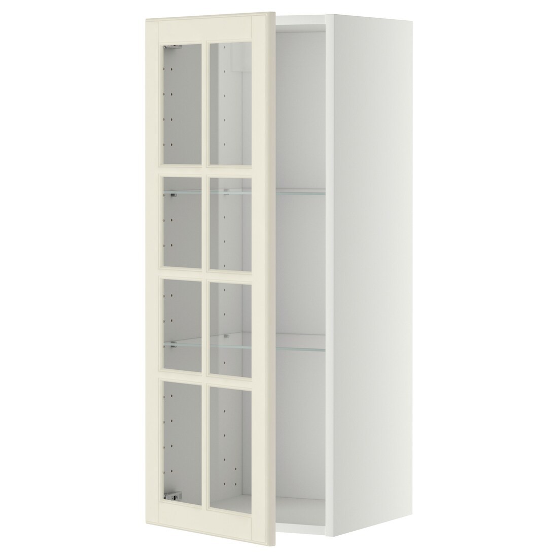 IKEA METOD МЕТОД Навесной шкаф, белый / Bodbyn кремовый, 40x100 см 49394977 493.949.77