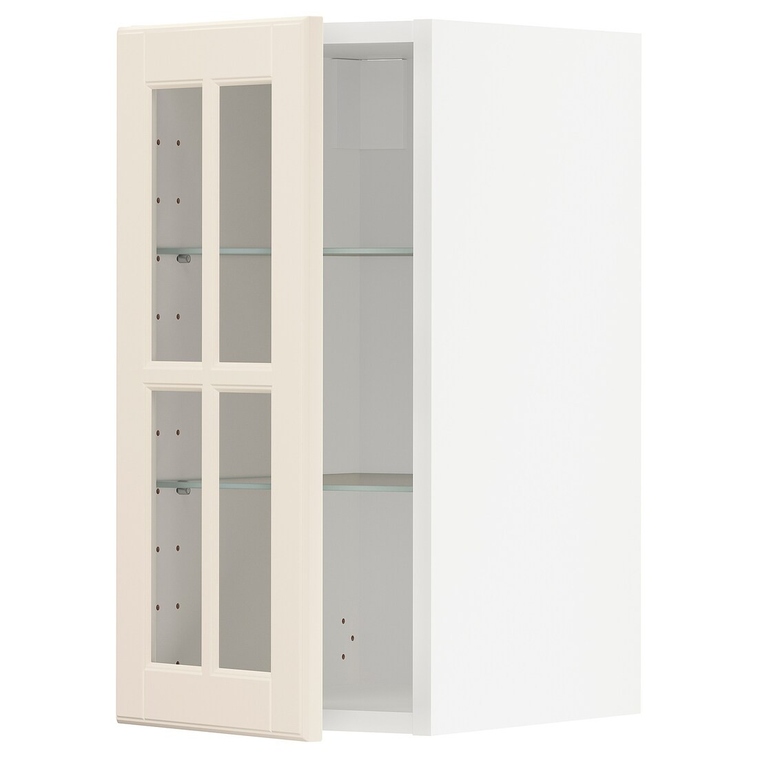 IKEA METOD МЕТОД Навесной шкаф, белый / Bodbyn кремовый, 30x60 см 99394989 | 993.949.89
